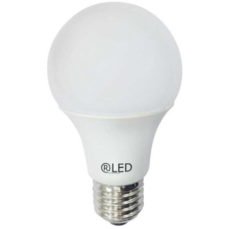 Bombilla LED E27 A60 (10W)  6000ºK (blanco frío)