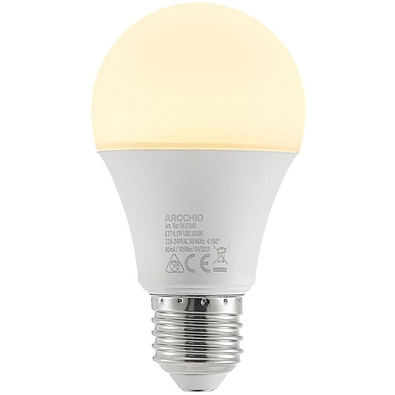 

Bombilla LED E27 A60 9,5W 3.000K opalino