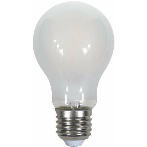 Bombilla LED E27 Filamento Globo Frost Cover A60 4W Temperatura de color - 4000K Blanco natural