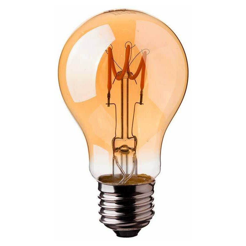 

Bombilla LED E27 Filamento Curve A60 2200K 3W