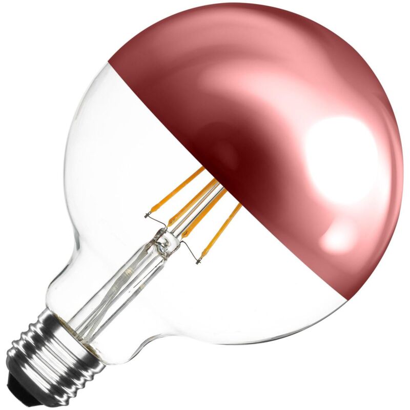 

Bombilla LED E27 Casquillo Gordo Regulable Filamento Copper Reflect Supreme G125 6W Blanco Cálido 2000K - 2500K - Blanco Cálido 2000K - 2500K