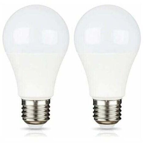 Bombilla LED E27 de 12 V, luz blanca fría de 6500 K para camping, equivalente a halógeno de 75 W, CA/CC 12 V-24 V, bombilla LED E27 para panel solar, garaje o jardín, no regulable, 12 W, paquete de 2 