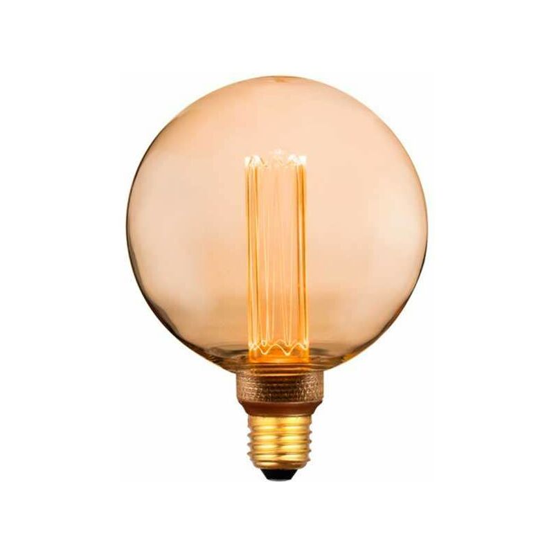 

V-tac - Bombilla LED E27 Filamento Globo G125 Amber Cover 1800K 4W