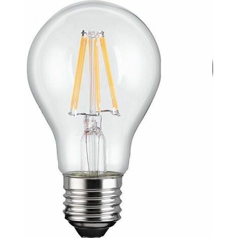 Bombilla LED E27 filamentos luz calida 7W