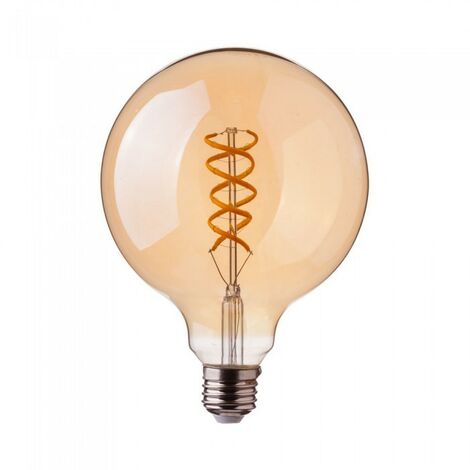 Bombilla LED E27 GLOBE Curve Filament vintage