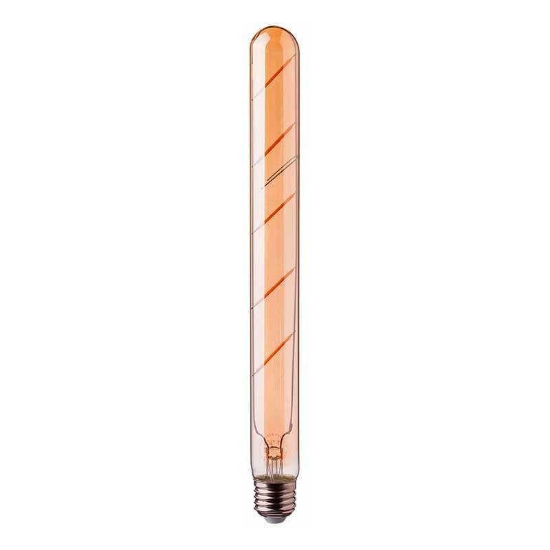 

Bombilla LED E27 filamento Tubular Gold Cover T30 2200K 5W