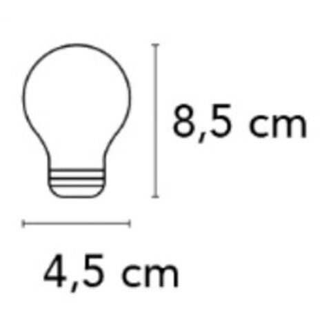 Bombilla LED E27 para guirnaldas (1W)  Blanco