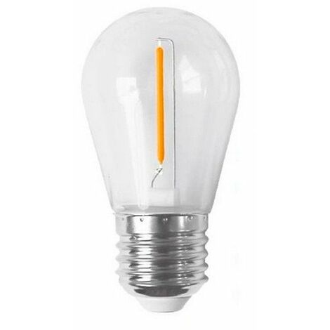 Bombilla LED E27 para guirnaldas (1W)  Naranja