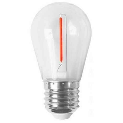 Bombilla LED E27 para guirnaldas (1W)  Rosa
