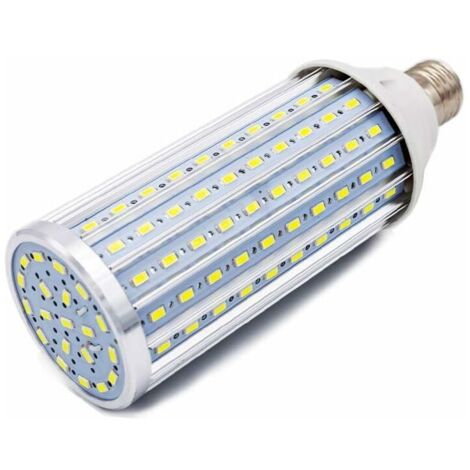 Bombilla LED E27 para mástil de 60 W, equivalente a 550 W, luz blanca fría de 6500 K, no regulable, 5850 lúmenes, 160 x 5630 SMD, bombilla LED Edison para mástil (60 W, luz blanca fría).