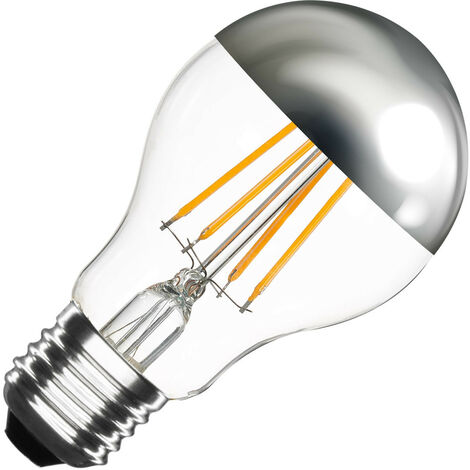 Bombilla LED E27 Regulable Filamento Chrome Reflect Classic A60 3.5W