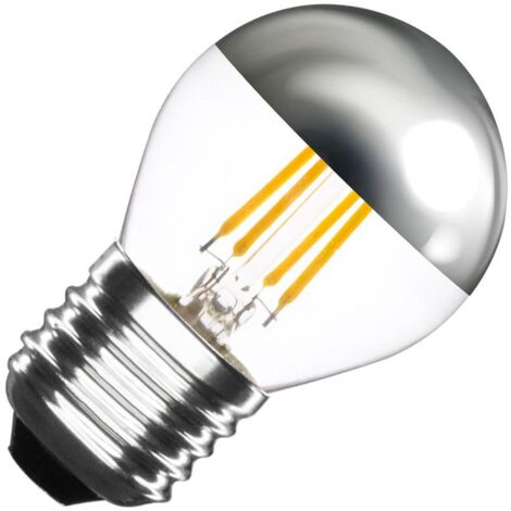 Bombilla LED E27 Regulable Filamento Chrome Reflect Small Classic G45 3.5W