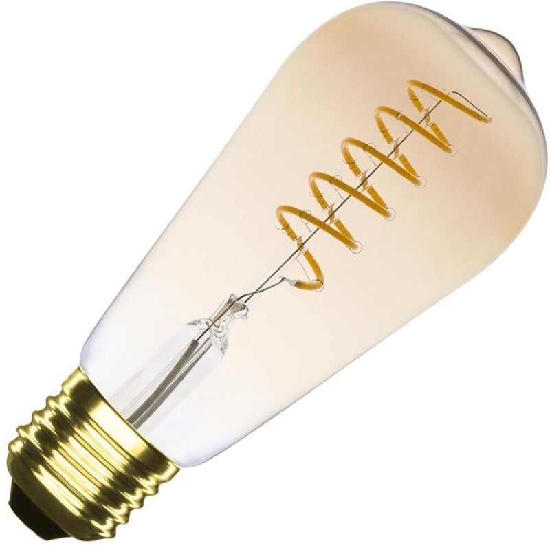 

Bombilla LED E27 Casquillo Gordo Regulable Filamento Espiral Gold Big Lemon ST64 4W Blanco Cálido 2000K - 2500K . - Blanco Cálido 2000K - 2500K