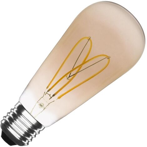 Bombilla LED E27 Regulable Filamento Gold Big Lemon ST64 4W Blanco Cálido 2000K-2500K
