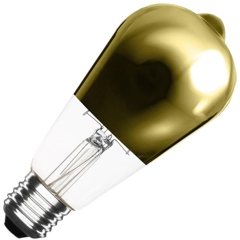 

Bombilla LED E27 Casquillo Gordo Regulable Filamento Gold Reflect Big Lemon ST64 5.5W Blanco Cálido 2000K - 2500K - Blanco Cálido 2000K - 2500K