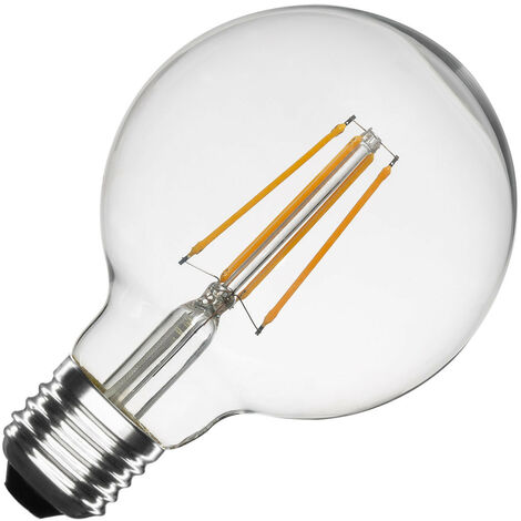 Bombilla LED E27 Regulable Filamento Planet G95 6W