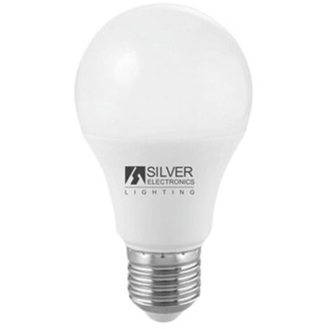 BOMBILLA LED E27 SILVER ELECTRONIC 15W 4000K 1.320 LM LUZ NATURAL A+ 1982527
