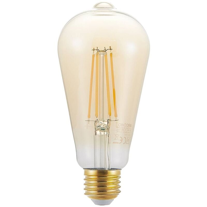 

Bombilla LED E27 ST64 6.5W 2.500K ámbar atenuador