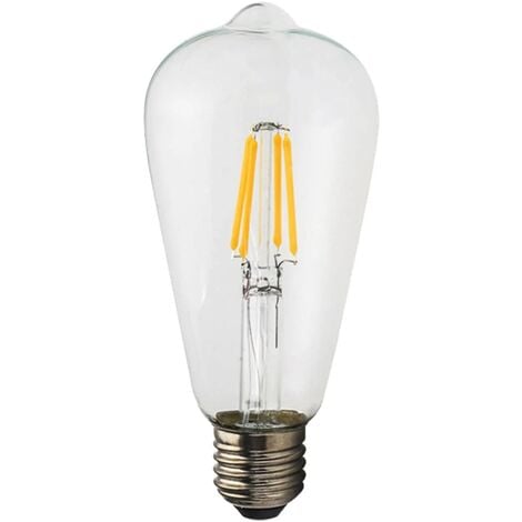 LÚZETE - BOMBILLA LED E27 ST64 8W 4000K REGULABLE