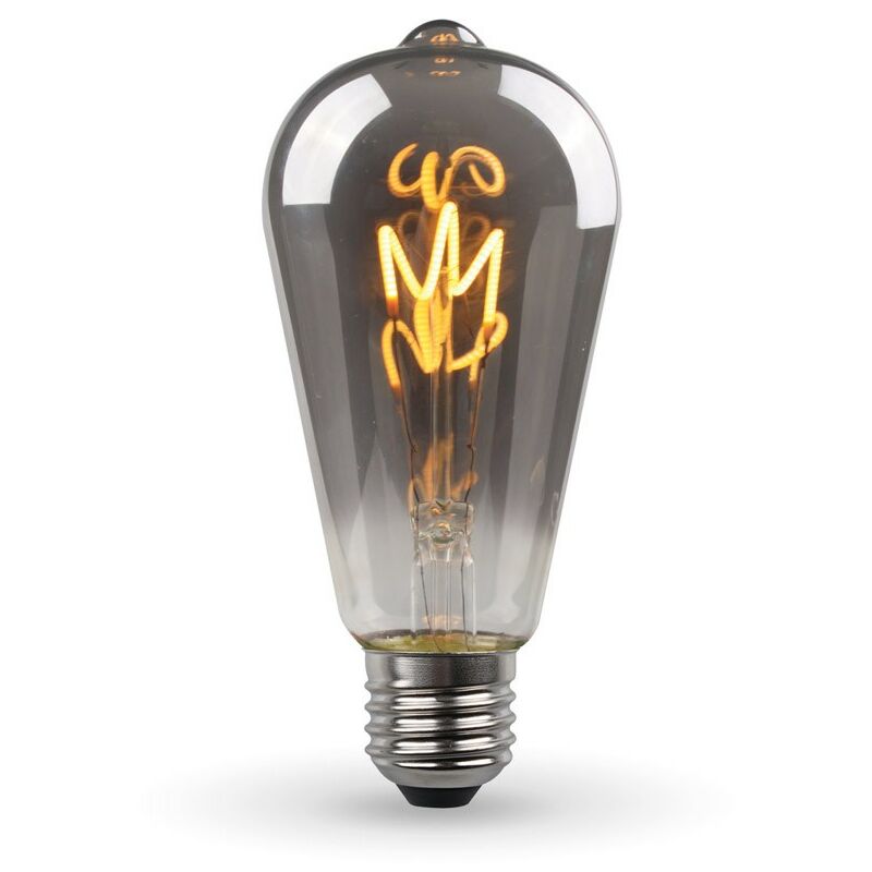 

Bombilla LED E27 ST64 Smoky Vintage Deco filamento