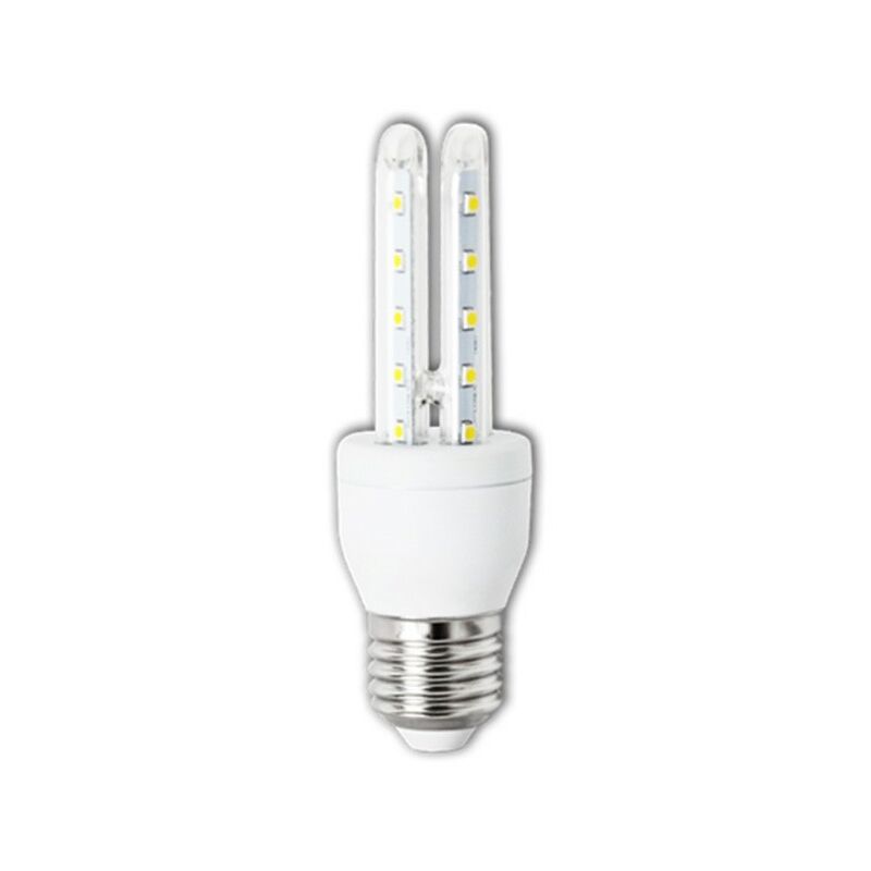 

Bombilla LED E27 T3 2U 6W | Temperatura de color: Blanco frio 6000K