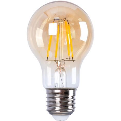 Bombilla LED E27 Vintage Gold Filamento- 4W - 2200K - Blanco Cálido