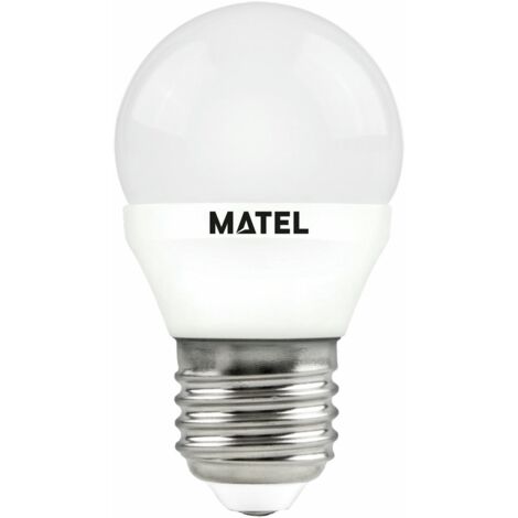 Bombilla LED Esférica 3 Intensidades E27 5W Fría Matel