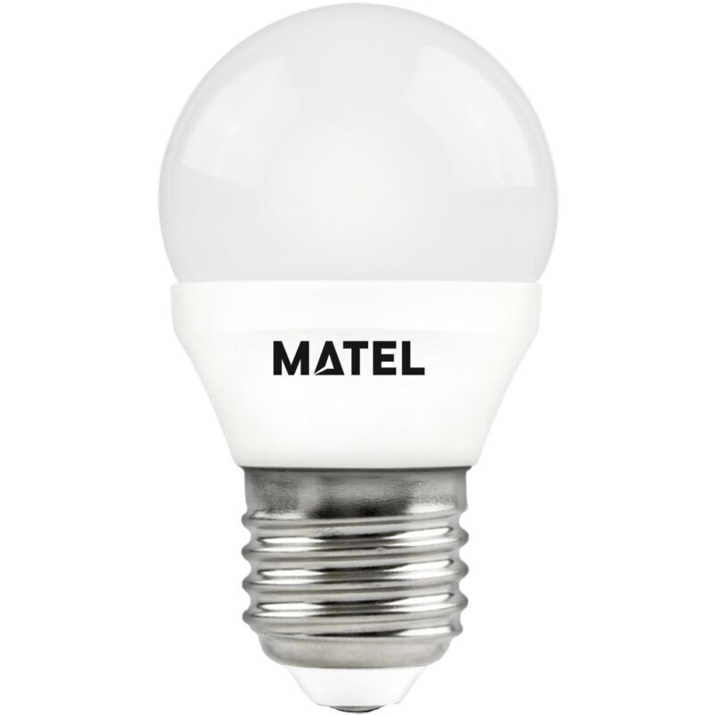 Alfa - Bombilla led Esférica 3 Unidades E27 5W Cálida Matel
