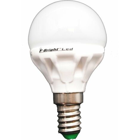 Bombilla LED Esférica Cerámica E14 Luz fría (5.2W)