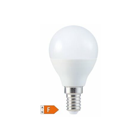 Bombilla LED esférica G45 E14 8,5W 3000K 806 lm 180 grados