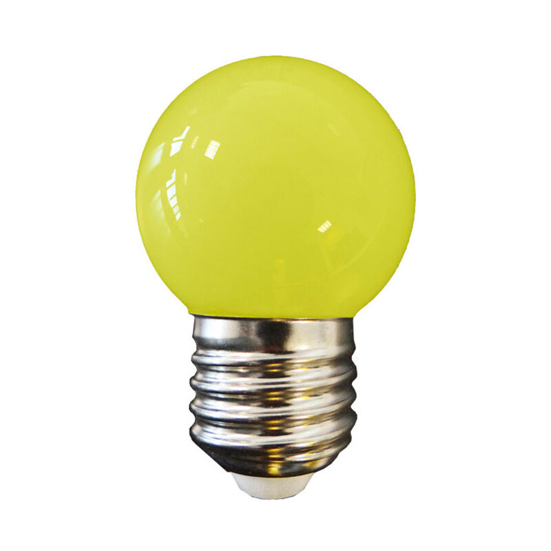 

Bombilla esferica led e27 1,5w 80 lm amarilla - EDM