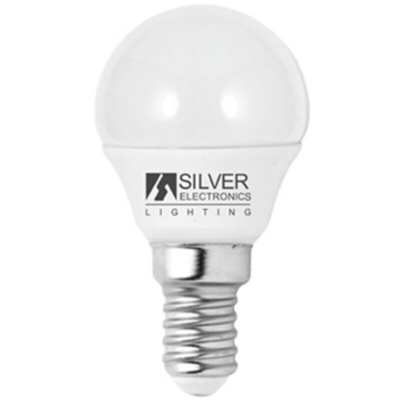 

BHD - Bombilla LED Esférica Silver Electronics Eco E14 5W Luz blanca