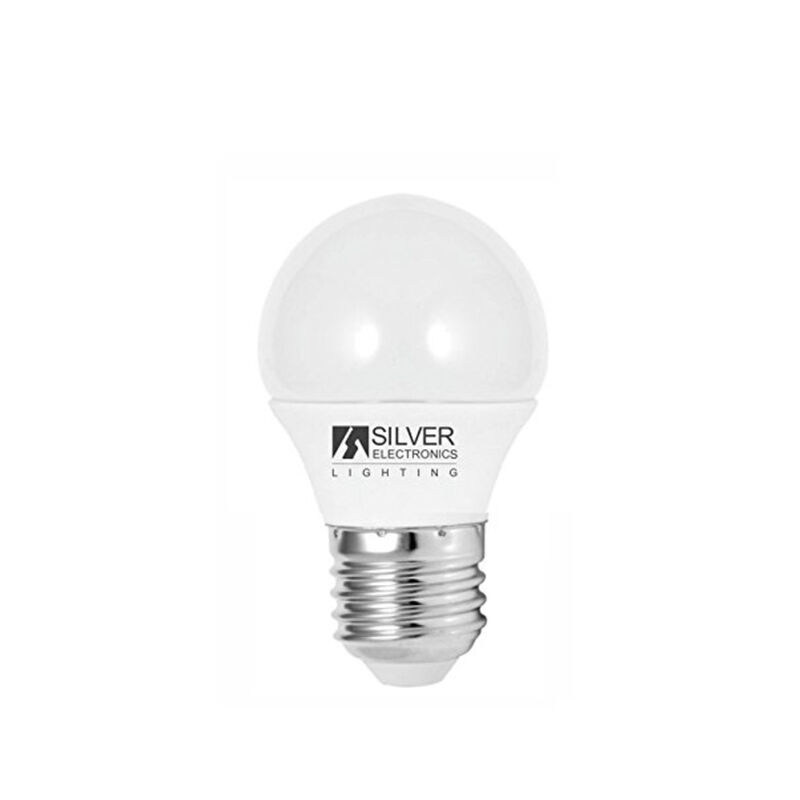 

Bombilla LED Esférica Silver Electronics ECO E27 4W Luz cálida