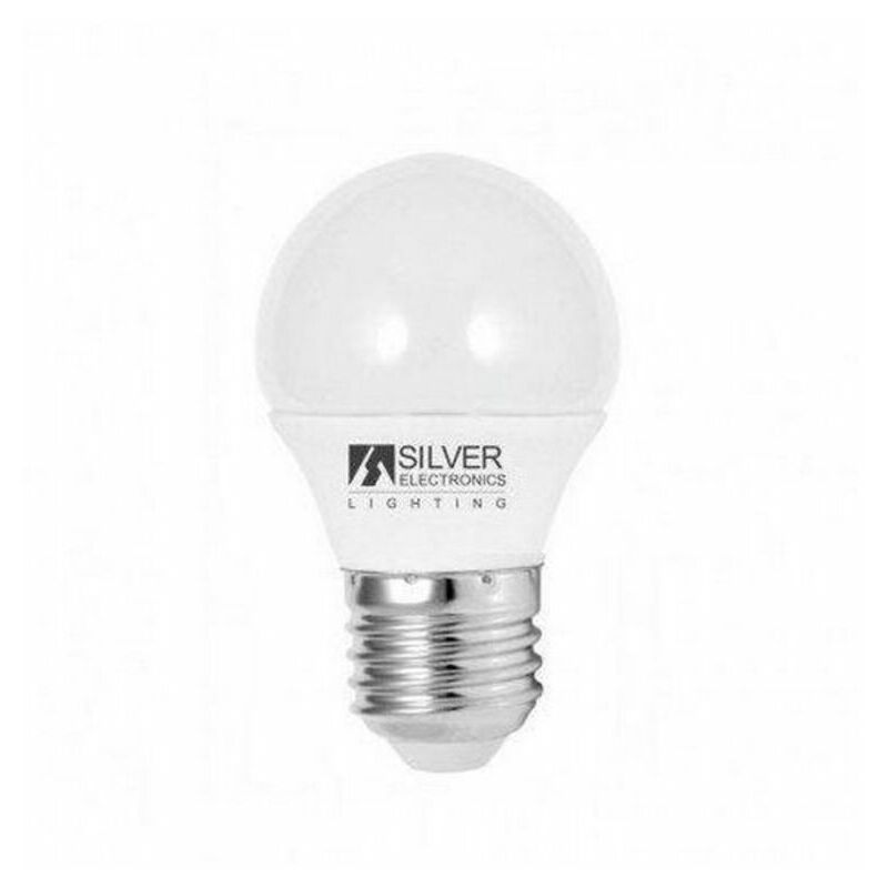 

Bombilla LED Esférica Silver Electronics ECO E27 5W Luz blanca