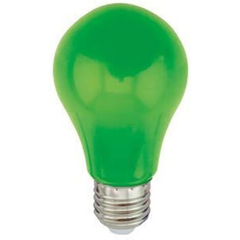 Bombilla LED estándar 1W E27 Verde