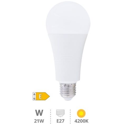 Bombilla LED estandar A70 22W E27 4200K 2150lm