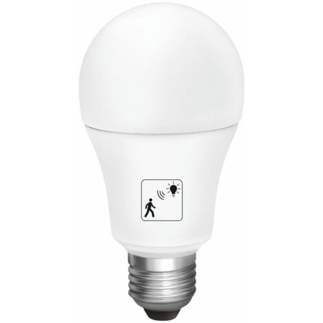 Bombilla LED Estándar Sensor Presencia E27 10W Cálida Matel