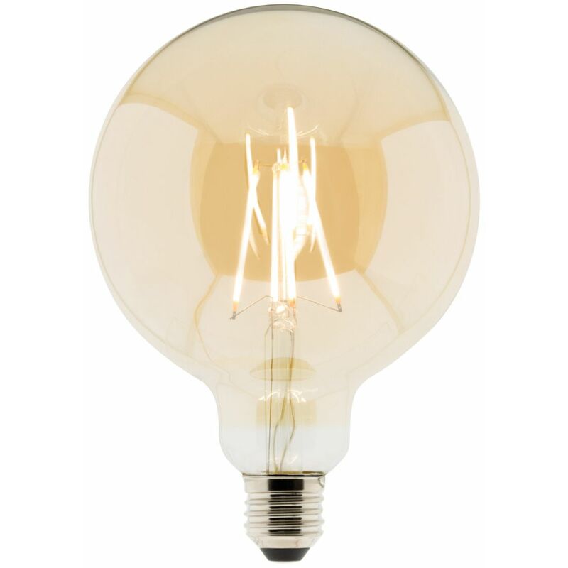 

Bombilla LED Filamento Deco ámbar Globo 7W E27 540lm 2500K - Elexity