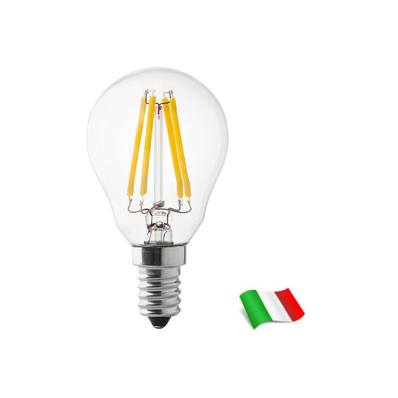 

Lámpara de LED Bola E14 4W 3000K cálida luz 12100500 - Wiva