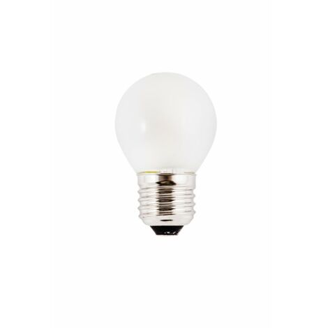 Bombilla LED FIlamento ESFERICA E27 Luz Blanca 5000K MATE