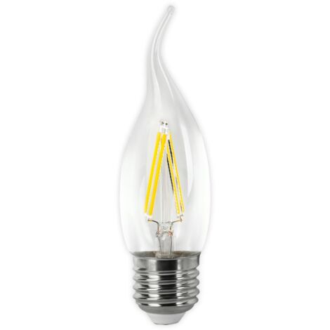 Bombilla LED Filamento Vela Llama Clara E27 4W Cálida Matel