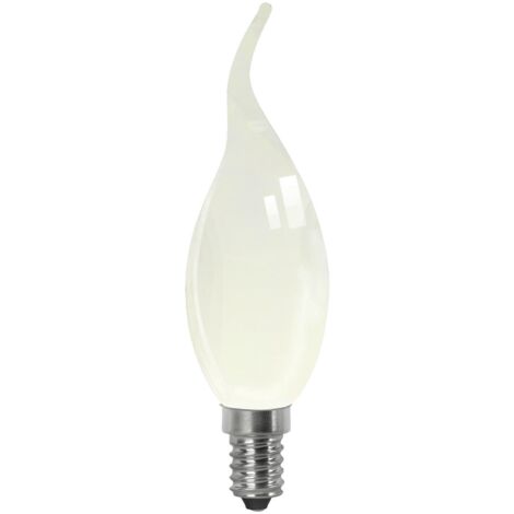 Bombilla LED Filamento Vela Llama Opal E14 4W Cálida Matel