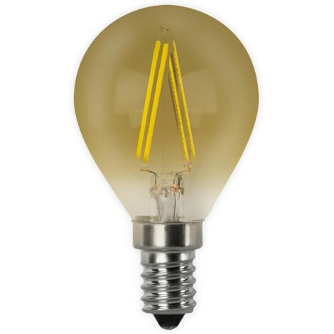 Bombilla LED Filamento Vintage Esférica E14 4W Matel