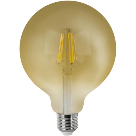 Bombilla LED Filamento Vintage Globo G125 E27 6W Matel