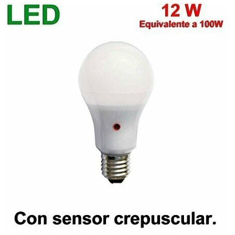Bombilla led fría con sensor (12W)