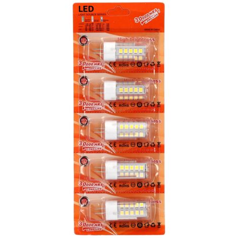 Bombilla LED G4 5W Blanco frio Blister 5 uds