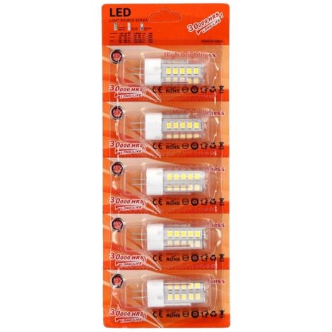 Bombilla LED G4 5W blanco natural 4200K Blister 5 uds