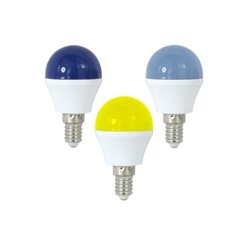 

Bombilla LED G45 E14 1W de Colores / Azul y Amarillo Azul - Iluminashop