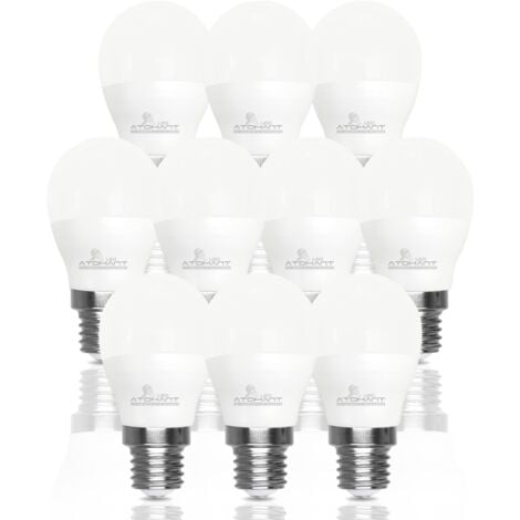 Bombilla LED G45 E27 9W 950LM  Blanco Frío 6500K - Pack 10 Ud.