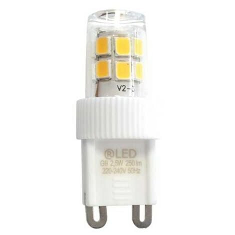 CRISTALRECORD Bombilla LED G9 (2.5W) 3000ºK (blanco cálido)